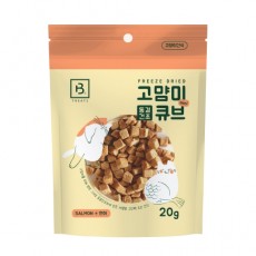 브리더랩 CAT 동결건조 미니 큐브 연어 20g