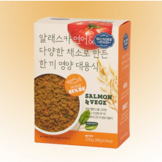 원더푸드 한끼영양 대용식 연어 화식 320g (박스 10EA)