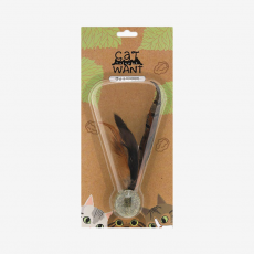 캣완트 꿩깃털 캣닢볼