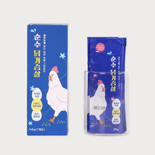 순수 닭가슴살 140g 7개입 (20gX7P)