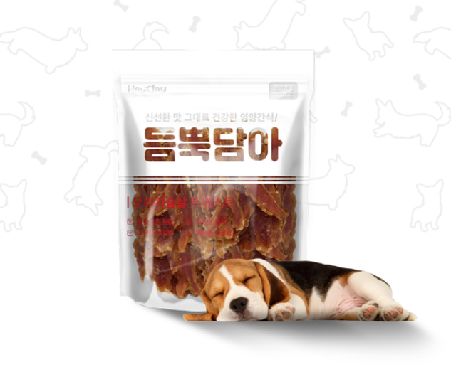 듬뿍담아 오리가슴살 트위스트 800g