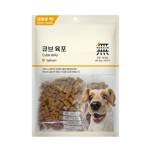 무마진 큐브육포 (연어) 800g