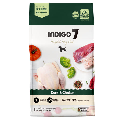 인디고 세븐 디 포 독 1.6KG