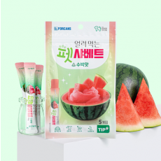 포켄스 얼려먹는 펫샤베트 수박맛 5개입 65g