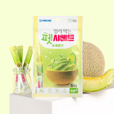 포켄스 얼려먹는 펫샤베트 메론맛 5개입 65g