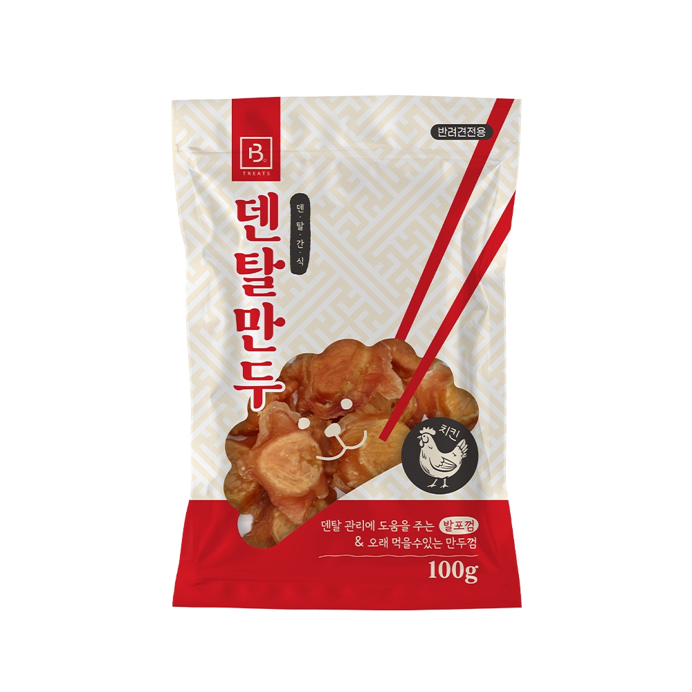 브리더랩 덴탈만두 치킨 100g